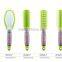 Raffini New Patterned Top selling Plastic with Swirl design Handle Paddle hair brush