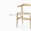 Replica Hans Wegner Wooden Chair - Ash frame with natural cushion