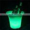 PE plastic 16 Color Changing Rechargeable Bar Led Ice Bucket For beer