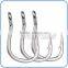 Lightweight outdoor fishing tools stainless steel silver bulk fishing hooks 1000