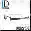 whole black buffalo horn optical glasses semi frame metal strip buffalo horn optical frame