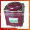 irregular shaped metal tin box