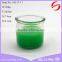 Full Set Clear ball shape glass candle holder with screw top