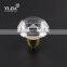 factory crystal knob wholesale high quality glass handle for cabinets