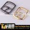 2016 High quality wholesale metal garment buckles ribbon buckles