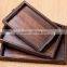 large sets of small trays,rectangle burn wood tray,small square tray