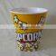 Durable Square Bottom Plastic Popcorn Cup