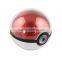 Newest products 2016 pokemon go power bank red cute pokeball power bank with usb cable