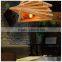 Home indoor lighting wooden shade hanging chandelier pendant light