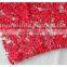 100% Polyester 2016 Hot Selling Poly Floral Dress Making Embroidery Lace Fabric