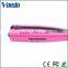New innovation 2017 battery powered hair straightener with hair straightening brush