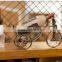 Decoration standing iron single red wine bottle display holder/ stand /rack for decoration display