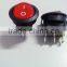 Round rocker power switch with CE for heater for fan