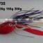 Fishing Jig Heads Silicone Fishing Skirts for rubber jig