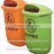 Custom plastic litter bin trash bin/waste bin 2015 China wholesale