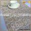 Banquet table runner polyester jute fabric