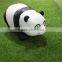 Home garden seats christmas decorative 30cm Height small artificial white and black fiberglass chinese flat Panda E10 28X07