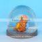 Cute Animals Squirrel Plastic Snow Globes For Decor