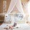 Classical French Style Happy Kids Antique White Solid Wood Carving Baby Crib, Classic European Style Kids Furniture BF11-02274c