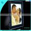 Table top stand acrylic crystal lighting LED photo frame with screw