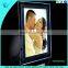 Wall hanging LED clear color acrylic photo frames wedding picture frame