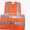 orange road maintenance worker reflective safety vest