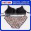 5% Spandex And 95% Polyester Sexy Fancy Bra Panty Set