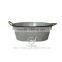 galvanized beverage tub