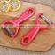 Plastic handle good quality stainless steel vegetable and fruit peeler