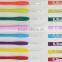 8pcs Colorful Soft Plastic Handle Aluminum Crochet Hooks Knitting Needles Set