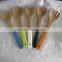 bamboo toothed salad spoon with Paint/FDA/SGS/LFGB