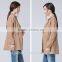 2015 fashion women overdress solid khaki wind coat guangzhou clothing