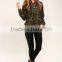 women fleece sweater jungle print ladies tops casual