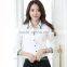 custom made cotton shirt for office lady 2016