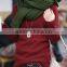 knitted chenille scarf