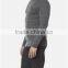 Mens Performance Long Sleeve Top Lightweight Cool Dri-Fit Raglan Sleeve T-Shirt Blank Heather Grey Sports T Shirt Wholesale