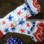 2015 new girls kids 4th of July baby bloomer and leg warmer set