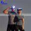 Party flashing cotton embroidery baseball safety sport hat led cap