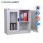 Two Swing Glass Door Steel Small Office Filing Cabinet