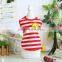 R1939H NEW!New Cute Striped Pet Puppy Dog Cat Apparel Clothes Coat T Shirts