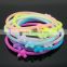 Fashionable and attractive OEM led night party free rubber bracelet