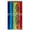 AZO Free Cotton Velour Jacquard Beach Towel In China