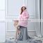 100% polyester fluffy well soft hoodies with pink cute women hoodies