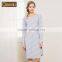 Best Price Qianxiu Lady Home Casual Wear Knitted Cotton Long Sexy Nighty Design