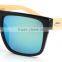 High Quality Cheap Bamboo Sunglasses PC Frame Mirror Lenses Sunglasses WPB1037