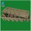 Biodegradable utility bamboo fiber pulp lid tray box