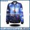 custom sublimation women bomber varsity jacket,wholesale women printing blazer jacket 2017