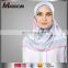 2017 Fashion Hijab Caps Wholesale Hijab Scarf Dubai Stylish Muslim Floral Printing Satin Sqaure Shawl