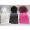 Plain Strip Style Custom Wholesale Newborn Baby Girl Knit Hats