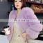Hot-Selling Winter coat long Striped Faux Fur Coat Luxury Fox Fur Coats Women fashion fur Overcoat 2017